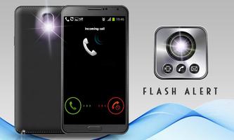 Flash Alerts on Call and SMS پوسٹر