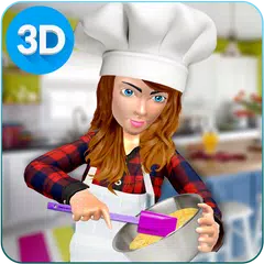 超級廚師廚房故事烹飪遊戲的女孩