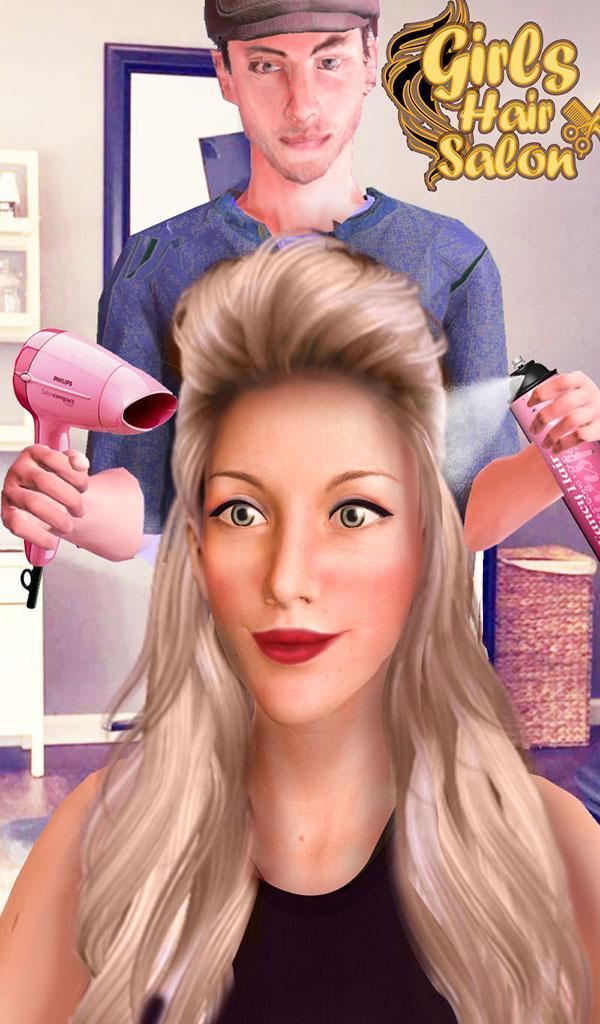 Android 用の 女の子ヘアカット ヘアサロン ヘアスタイルゲーム3d Apk をダウンロード