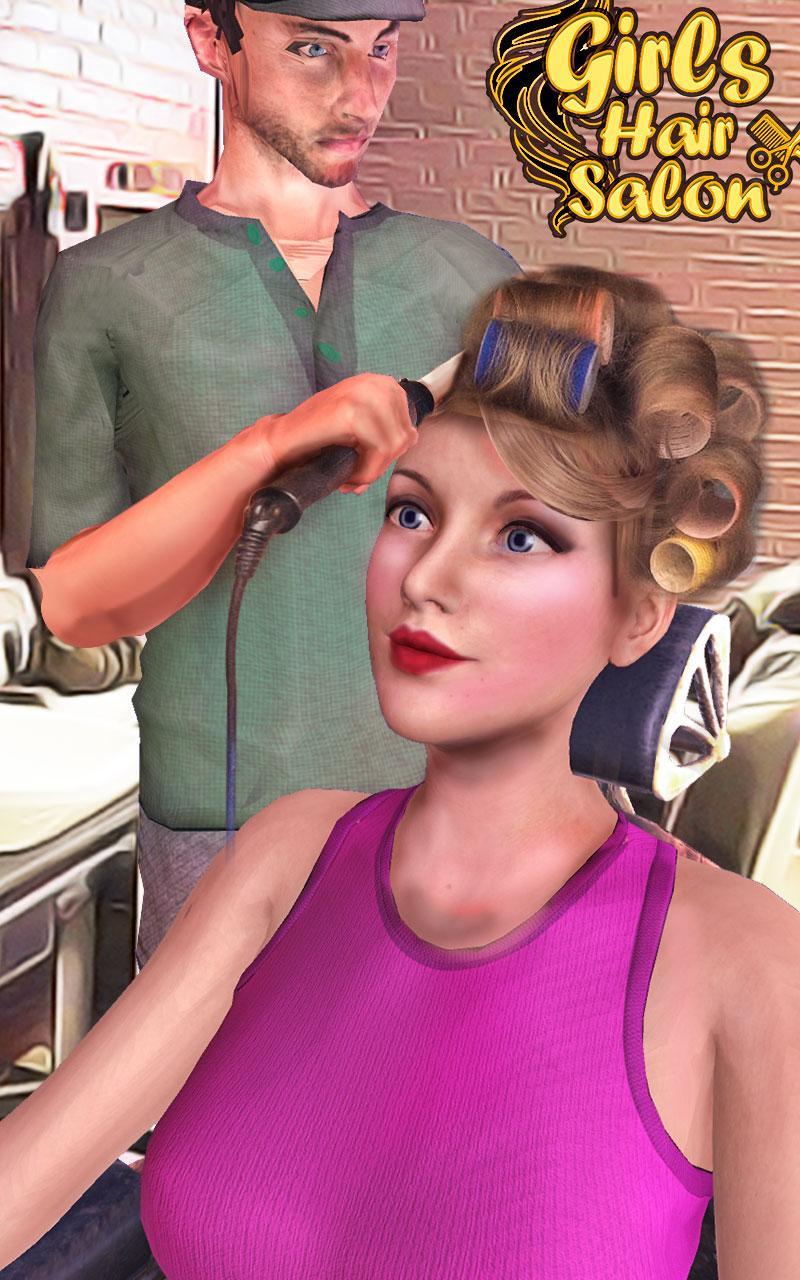 Fille Coupe Cheveux Salon Coiffure Coiffure Jeux Pour Android