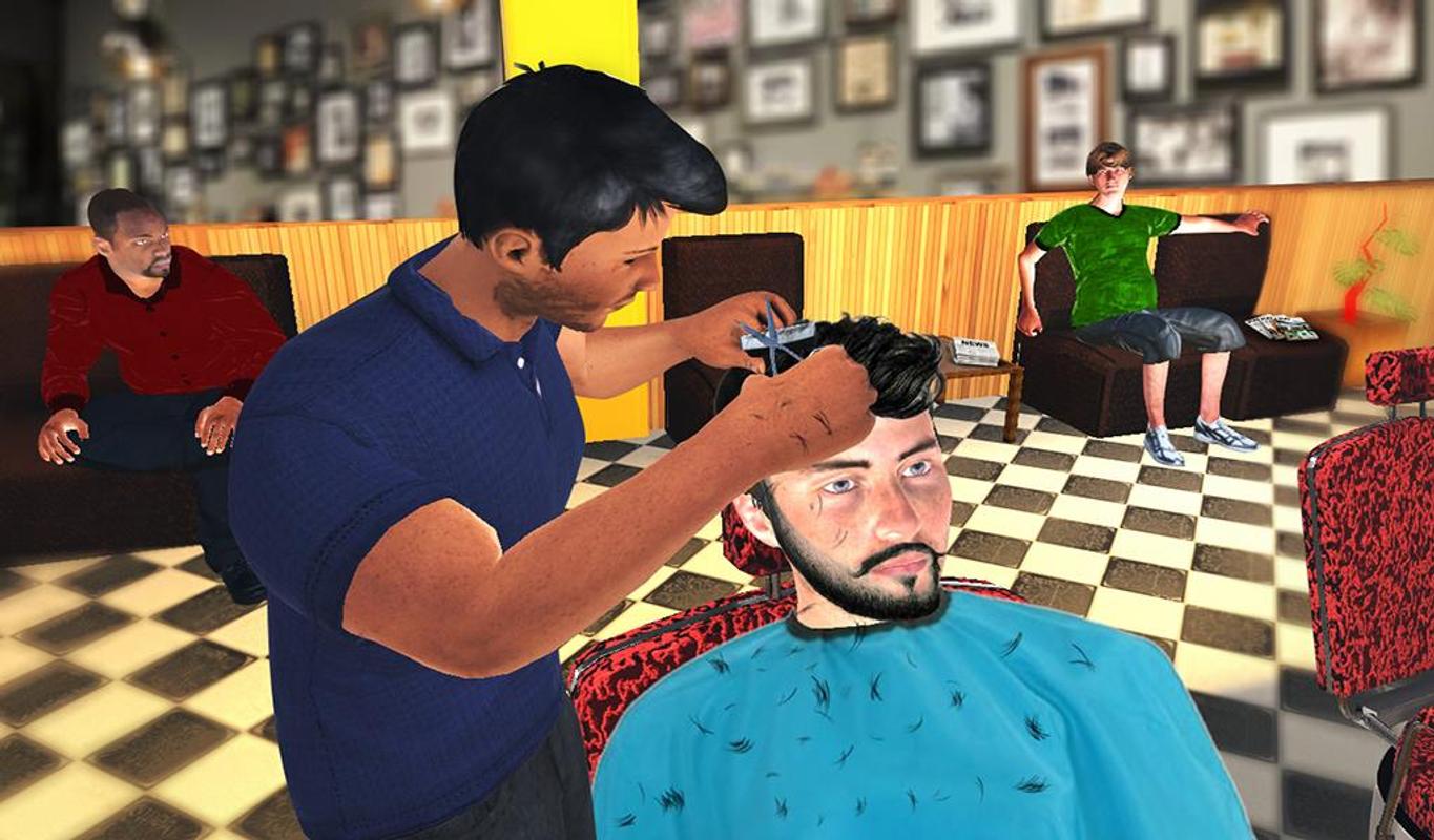  Barber shop  rambut  rambut  gila game pemotongan 3D for 