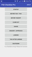 FSX Checklist Pro โปสเตอร์