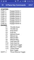 X-Plane Key Commands Affiche