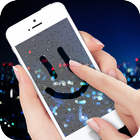 Draw on wet glass Wallpaper أيقونة