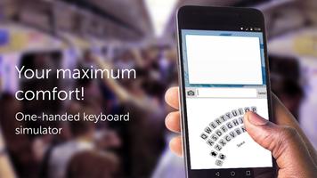One-handed keyboard simulator स्क्रीनशॉट 2