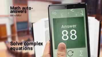 Math auto-answers simulator capture d'écran 3