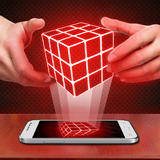 Projection cube 3D simulator simgesi