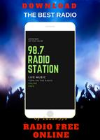 98.7 Radio Station ONLINE FREE APP RADIO โปสเตอร์