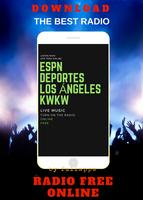 ESPN Deportes Radio Los Angeles online free App ポスター