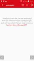 Valentine Day Messages 2017 screenshot 2