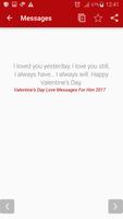 Valentine Day Love Messages скриншот 2