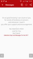 Valentine Day Love Messages تصوير الشاشة 3