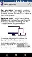 Learn Bootstrap تصوير الشاشة 2