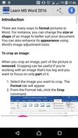 2 Schermata Guide To MS Word 2016