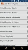 Learn Cloud Computing الملصق