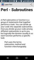 Learn Perl Programming Easy screenshot 3