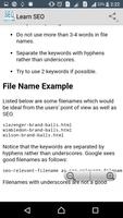 Learn SEO ภาพหน้าจอ 1