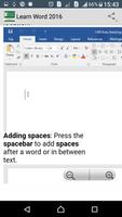 Learn MS Word 2016 FULL اسکرین شاٹ 3