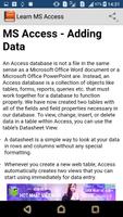 Learn MS Access screenshot 3