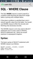 Learn SQL screenshot 3