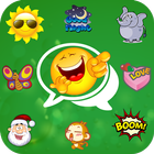 Chat Stickers & Emoji icône