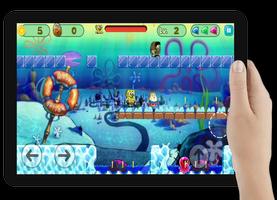 Super Sponge bobe adventure  square game pants Plakat