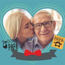 tarjetas dia del padre con tu foto y mensaje-APK