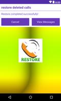 restore deleted call log Affiche