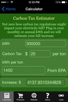 Carbon Tax Calculator Affiche