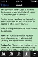 Carbon Tax Calculator capture d'écran 1