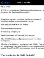 CIVIC Card اسکرین شاٹ 2