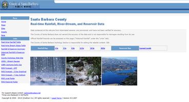 Santa Barbara County Hydrology screenshot 1