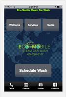 Eco Mobile Steam Car Wash plakat