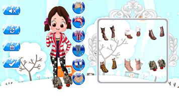 small girl dress up games Affiche