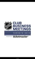 NHL Club Business Meetings Affiche