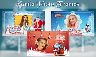 Santa Photo Frames ポスター