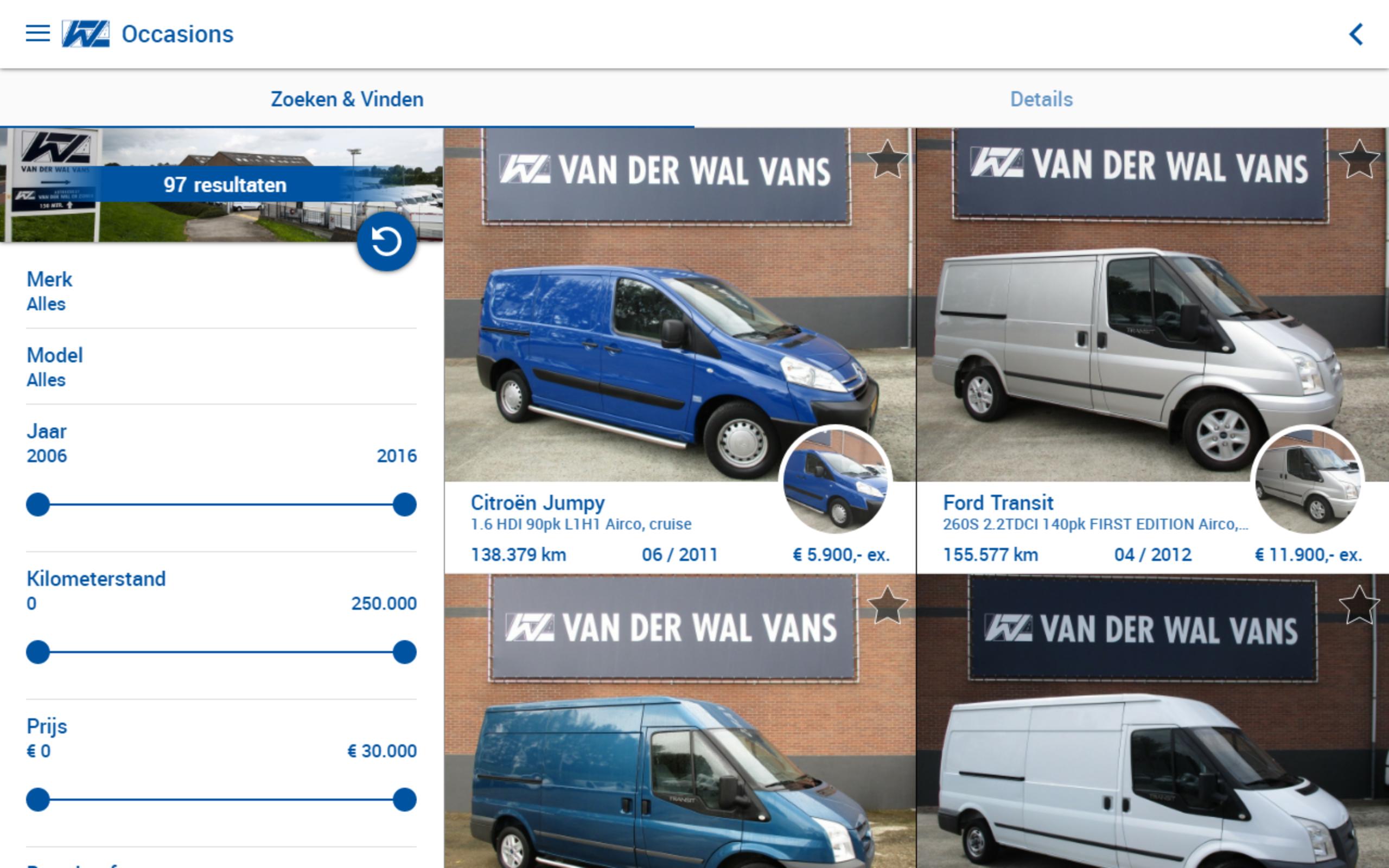 Van der Wal Vans for Android - APK Download