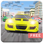 Block City Racing 3D Free icône