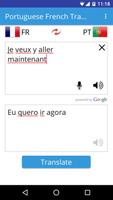 Portuguese French Translator تصوير الشاشة 1