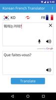 Korean French Translator Cartaz