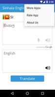Sinhala English Translator syot layar 3