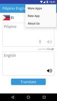 Filipino English Translator captura de pantalla 3