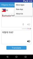 Filipino Korean Translator تصوير الشاشة 3