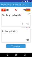 Vietnamese German Translator ポスター