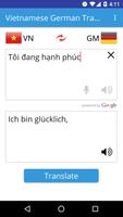 Vietnamese German Translator Affiche