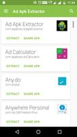 Ad Apk Extractor (Download and share apk) الملصق