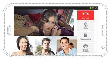 Video Facetime Call Free Cartaz