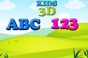 Poster Kids 3D ABC 123