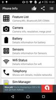 PhoneInfo: Details of phone Hardware & Software poster