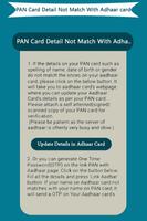 Link Aadhar Card with PAN Card capture d'écran 2